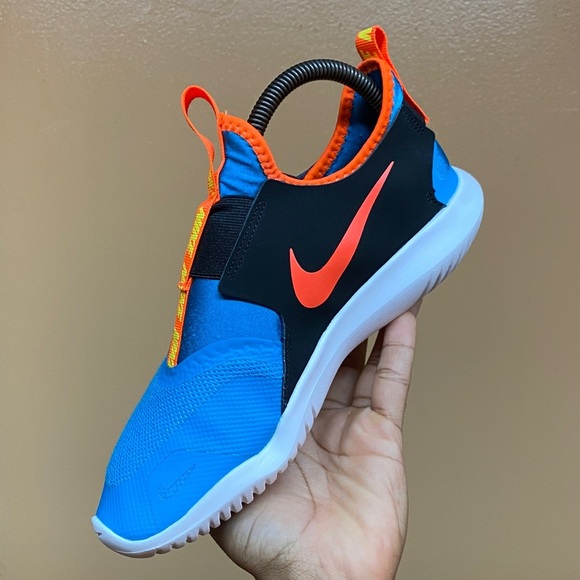 Nike Flex Runner “Blue Black Yellow Infrared” Women’s Running Sneakers” Size 7.5 - Picture 7 of 16